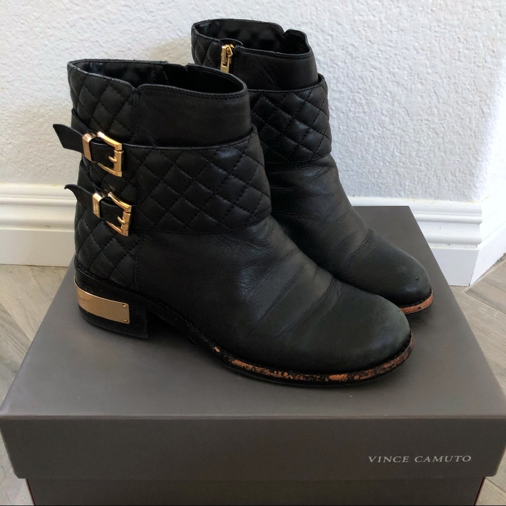 Vince Camuto black boots